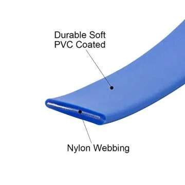 Waterproof Dog Training Leash 50FT 30FT 15FT 10FT 5FT Heavy Duty Recall Long Lead for Large Medium Small Dogs (15FT, Blue)