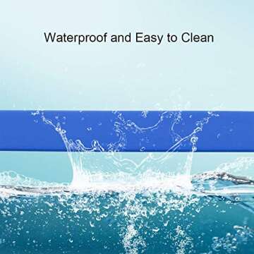 Waterproof Dog Training Leash 50FT 30FT 15FT 10FT 5FT Heavy Duty Recall Long Lead for Large Medium Small Dogs (15FT, Blue)