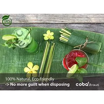 COBA Grass Straws – 100% Natural Eco-Friendly Straws