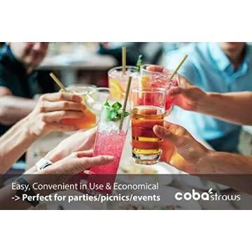 COBA Grass Straws – 100% Natural Eco-Friendly Straws