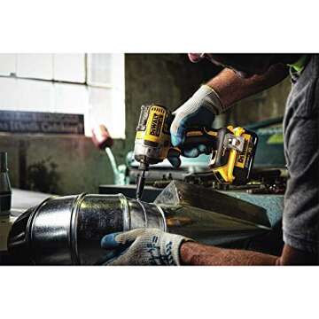 DEWALT 20V MAX* XR Cordless Impact Driver Kit, Brushless, 1/4-Inch, 3-Speed, 2 Batteries (DCF887D2)