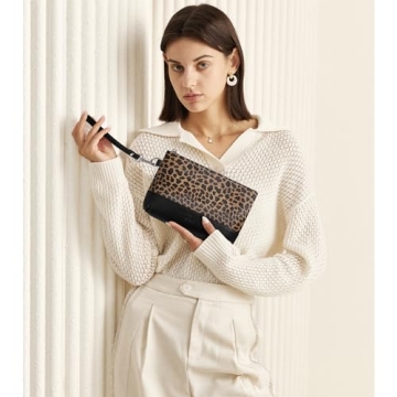 CLUCI Women's Large Capacity Wristlet Wallet for Stylish Organization