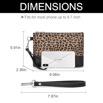 CLUCI Women's Large Capacity Wristlet Wallet for Stylish Organization