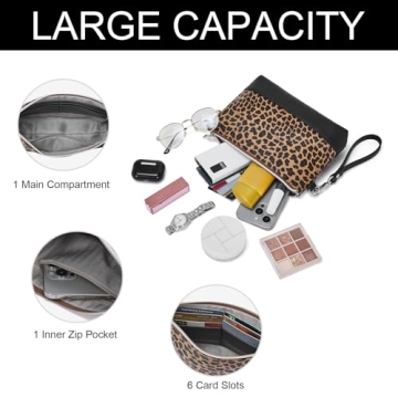 CLUCI Women's Large Capacity Wristlet Wallet for Stylish Organization