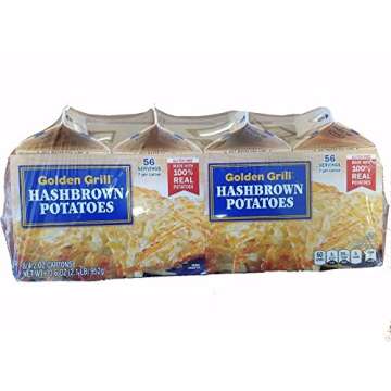 Convenient Golden Grill Hashbrown Potatoes – 56 Servings, Gluten Free