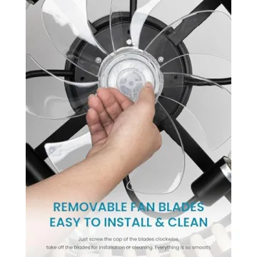 Frstem Boho 20" Fandelier with Light & Remote Control