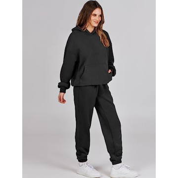 ANRABESS Women's Oversized Tracksuit Set for Cozy Days