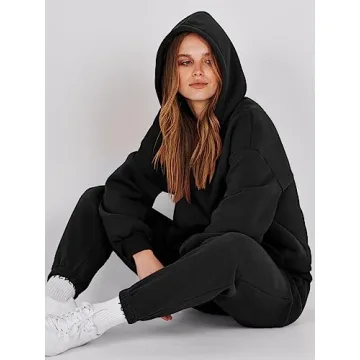 ANRABESS Women's Oversized Tracksuit Set for Cozy Days