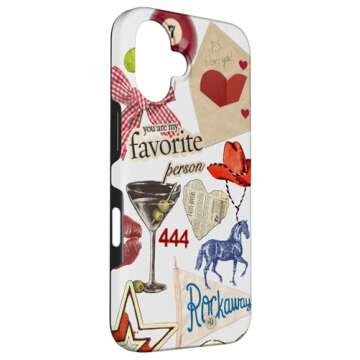 iPhone 16 vintage collage aesthetic ny 8 ball european collage Case