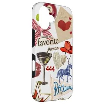 iPhone 16 vintage collage aesthetic ny 8 ball european collage Case