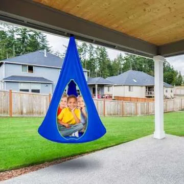 Sorbus Pod Swing for Kids - Durable Hanging Hammock Chair