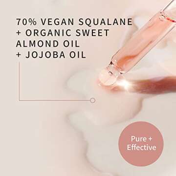 Hydrating PURE’AM Squalane Face Oil for Glowing Skin
