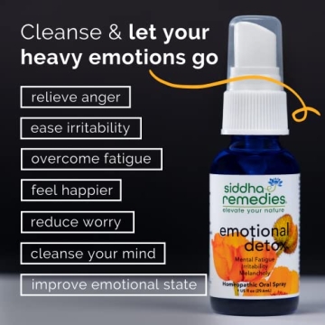 Emotional Detox Homeopathic Oral Spray for Wellness
