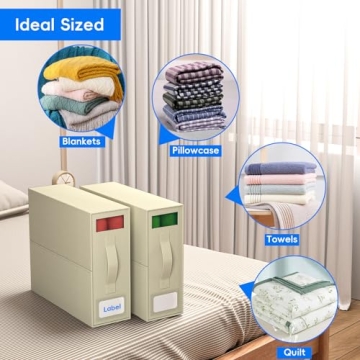 Dobyusf Bed Sheet Organizer for Easy Bedding Storage