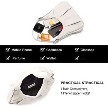 CLUCI Womens Small Hobo Bags for Women Dumpling Bag Cloud Purse Soft Vegan Leather Ruched Clutch Ladies Shoulder Handbags