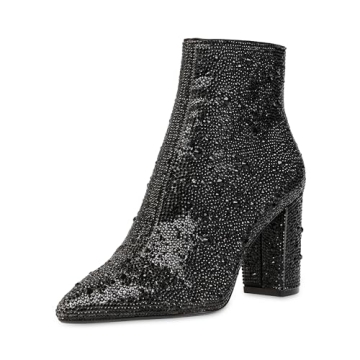 Betsey Johnson Women's Cady Ankle Boot - Sparkling Comfort and Style