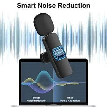 BZXZB Wireless Microphone - Ideal for YouTube and Interviews