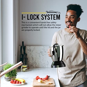 EconoHome Mixer Grinder for Food Prep and Asian Cooking