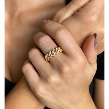 Unique Smiley Face Ring for Women - Gift Idea