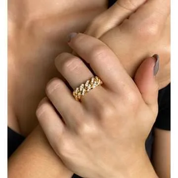 Unique Smiley Face Ring for Women - Gift Idea