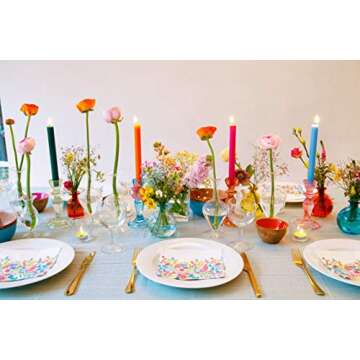 Elegant Talking Tables Blue Glass Candlestick Holder for All Occasions