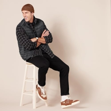 Lightweight Packable Water-Resistant Puffer Vest for Men