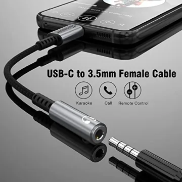 Versatile Lightning to USB-C Adapter for iPhone 15/16