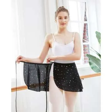 Stelle Chiffon Dance Wrap Skirt for Kids and Women