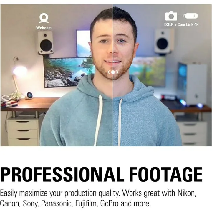 Elgato Cam Link 4K Capture Card for Streaming