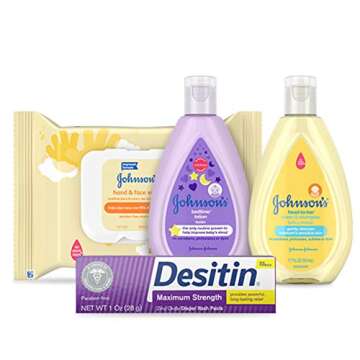 Johnson's Tiny Traveler Baby Gift Set for New Parents