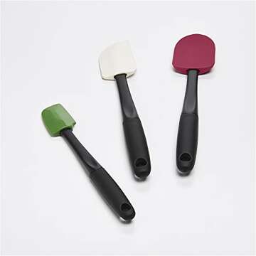 Oxo Good Grips 3-Piece Silicone Spatula Set, one size, multi