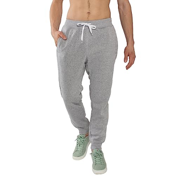 Southpole Men's 1570 Active Fleece Jogger Sweatpants - Heather Grey, L