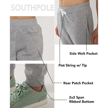 Southpole Men's Fleece Jogger Pants for Ultimate Comfort