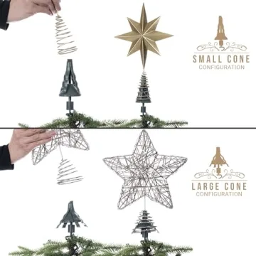 Ultimate Christmas Tree Topper Holder for All Tree Types