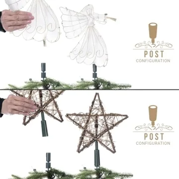 Ultimate Christmas Tree Topper Holder for All Tree Types