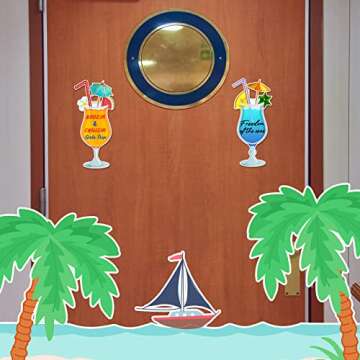 Vibrant Konohan Cruise Door Magnets with Paint Pens