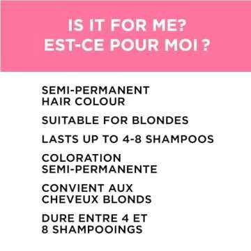 L'Oreal Colorista Semi Permanent Hair Color - Soft Pink