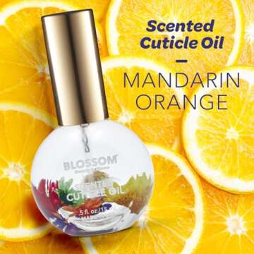 Blossom Cuticle Oil for Nails, Hydrating, Moisturizing, Scented Nail Oil Cuticle Care, Infused with ...