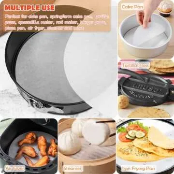 9 Inch Parchment Paper Set - Non Stick Baking Solution