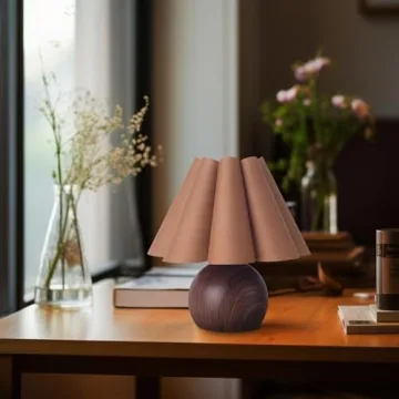 KUNJOULAM Cute Small Table Lamp for Modern Decor