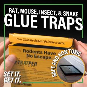 Non-Toxic Glue Traps for Mice & Insects - Ready to Use