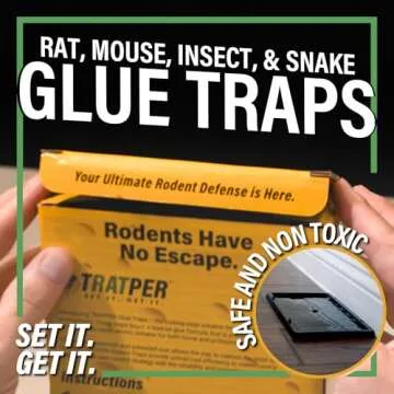 Non-Toxic Glue Traps for Mice & Insects - Ready to Use