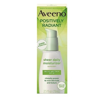 Aveeno Positively Radiant Sheer Moisturizer with SPF 30