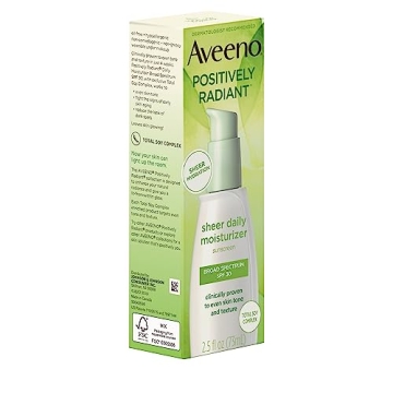 Aveeno Positively Radiant Sheer Moisturizer with SPF 30
