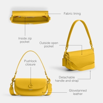 Coach Emmy Saddle Bag 23 - Chic Glovetanned Leather Handbag