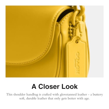 Coach Emmy Saddle Bag 23 - Chic Glovetanned Leather Handbag