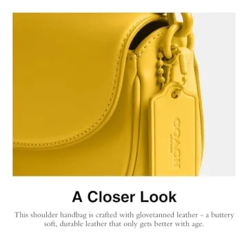 Coach Emmy Saddle Bag 23 - Chic Glovetanned Leather Handbag