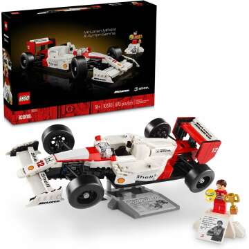 LEGO Icons McLaren MP4/4 with Ayrton Senna Minifigure - Ultimate F1 Collectible