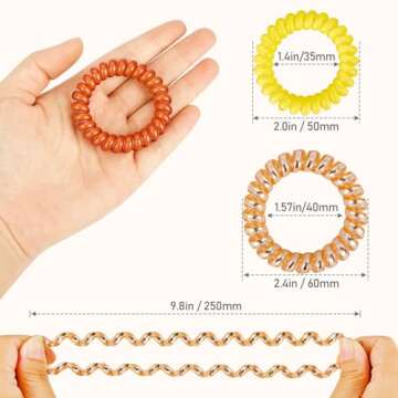 DeaLott Spiral Hair Ties - No Damage Hair Elastics