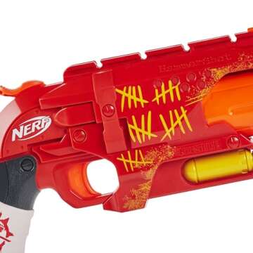 Buy NERF Zombie Strike Hammershot Blaster Red Online